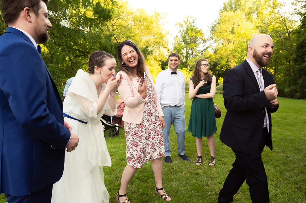 mariage fou rire cocktail Cocktail mariage fou rire entre les invités