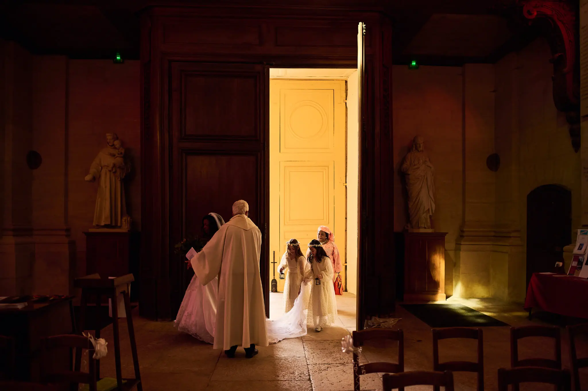 cérémonie religieuse mariage église de chantilly