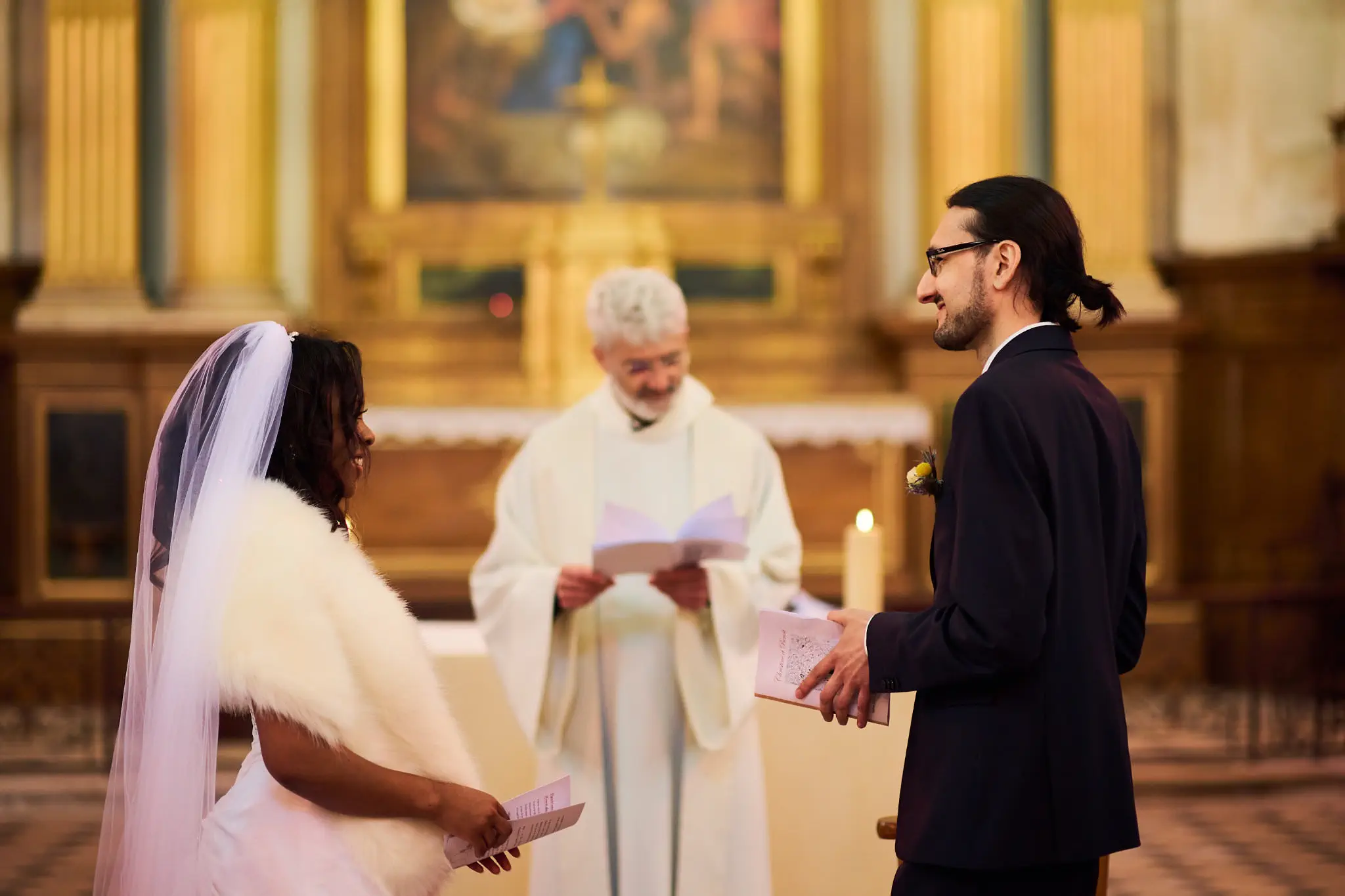 cérémonie religieuse mariage église de chantilly