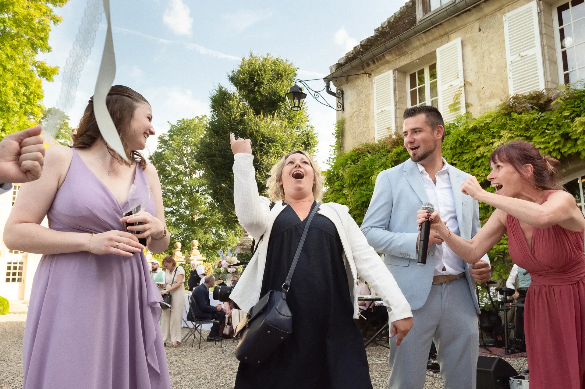 mariage vin d'honneur abbaye de morienval