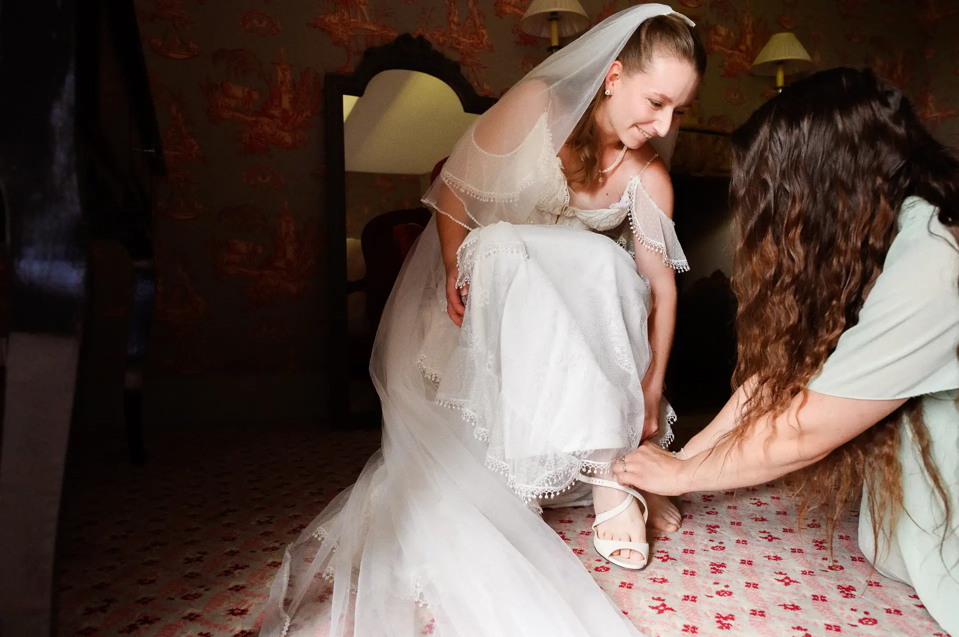 préparatifs mariée abbaye de morienval