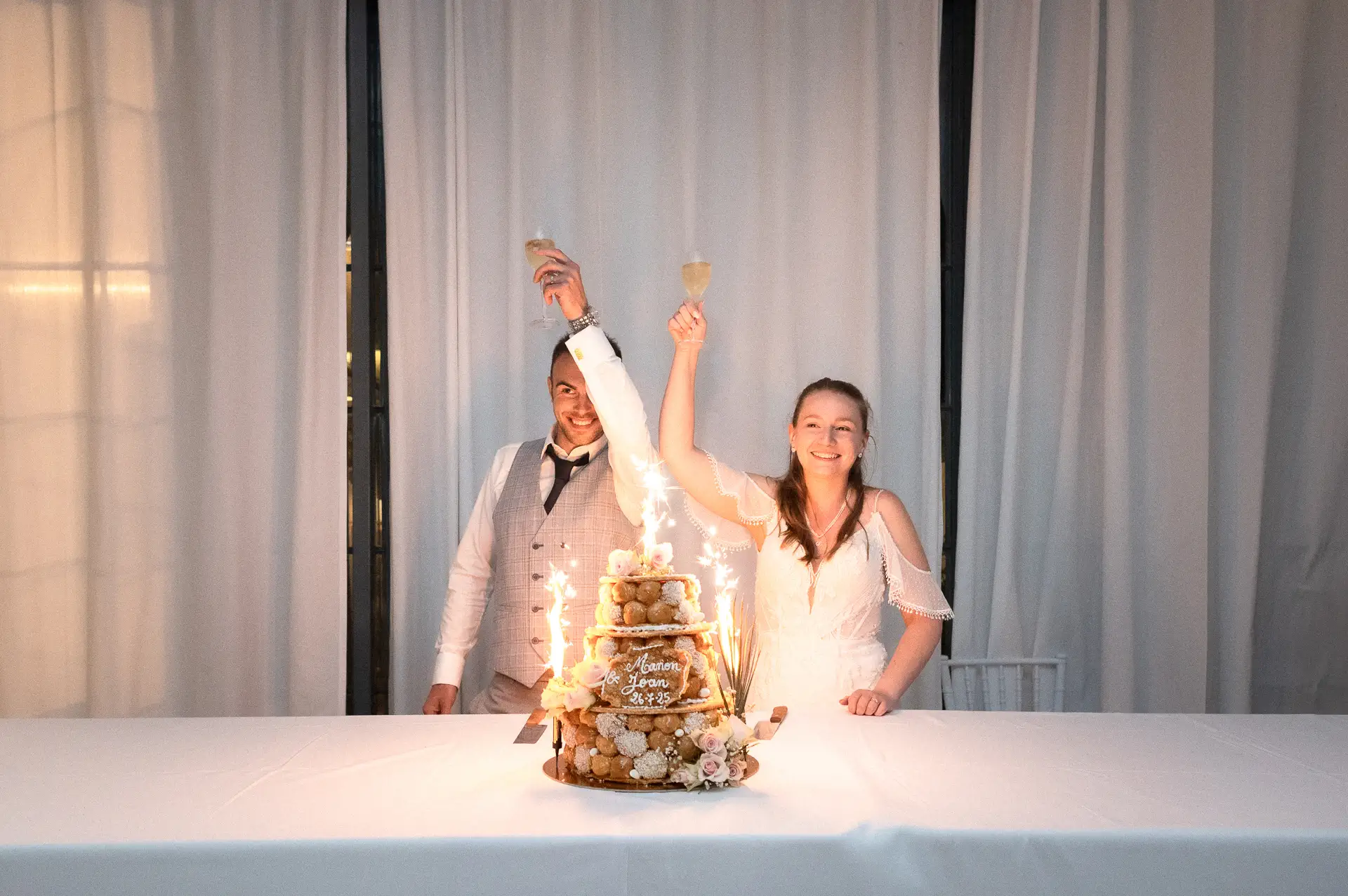 soirée mariage abbaye de morienval